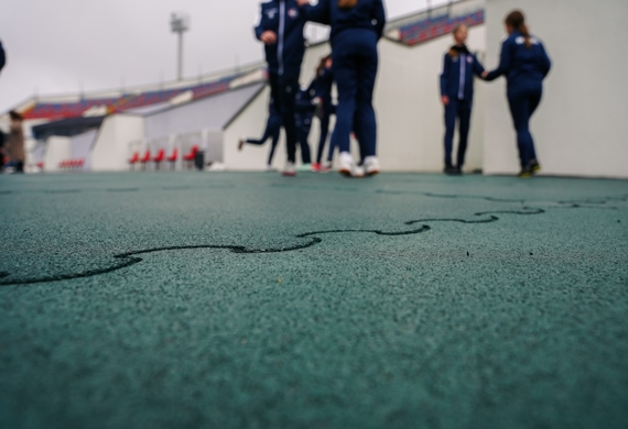 Атлант-М и ФК «Минск» создали спортивную площадку из переработанных шин