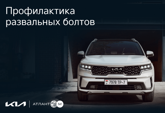 Профилактика развальных болтов в официальном сервисе Kia