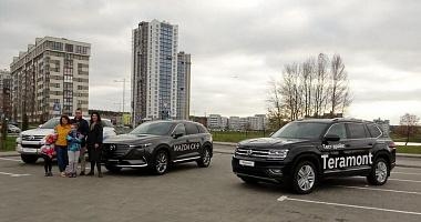 Динамичный Mazda СХ-9, всепроходимый Toyota Fortuner или функциональный Volkswagen Teramont: тест семейных авто