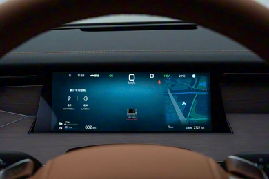 Цветная приборная панель