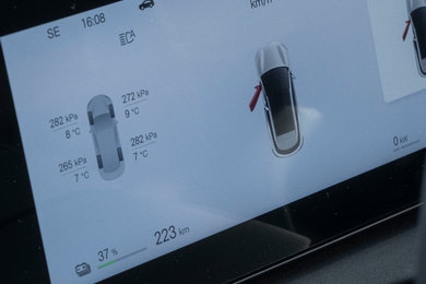 Четкий экран бортового компьютера