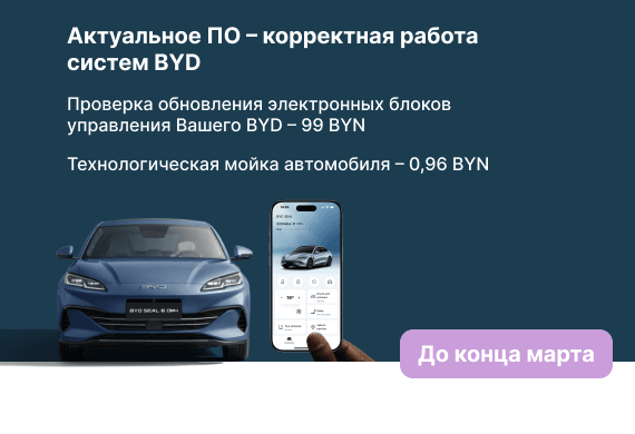 Проверка обновлений электронных блоков управления BYD за 99 BYN