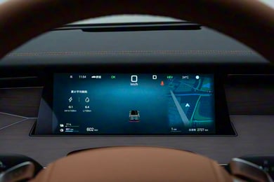 Цветная приборная панель