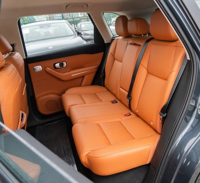 Просторный второй ряд