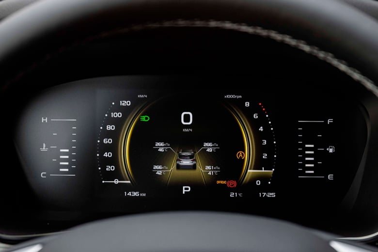 Цифровая приборная панель 7"