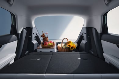 Складывание сидений в ровный пол